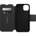 Otterbox Strada Apple iPhone 15 Plus Book Case Leather Black with MagSafe Main Image