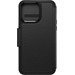 Otterbox Strada Apple iPhone 15 Pro Max Book Case Leder Schwarz mit MagSafe rückseite