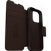 Otterbox Strada Apple iPhone 15 Pro Book Case Leather Brown with MagSafe right side