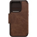 Otterbox Strada Apple iPhone 15 Pro Book Case Leder Braun mit MagSafe rückseite