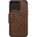 Otterbox Strada Apple iPhone 15 Pro Max Book Case Leather Brown with MagSafe back