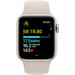 Apple Watch SE (2022) 40 mm Polarstern Aluminium Sportarmband S/M vorne