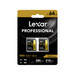 Lexar Professional 1800x GOLD 64GB SDXC - Duo Pack packaging