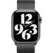 BlueBuilt Milanaise-Armband Schwarz für Apple Watch 40/41/42 mm detail