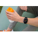 BlueBuilt Silicone Watch Strap Black for Apple Watch 44/45/46mm product in use