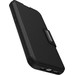 Otterbox Strada Apple iPhone 15 Plus Book Case Leather Black with MagSafe bottom