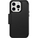 Otterbox Strada Apple iPhone 15 Pro Book Case Leder Schwarz mit MagSafe rückseite