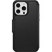 Otterbox Strada Apple iPhone 15 Pro Max Book Case Leder Schwarz mit MagSafe rückseite