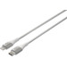 BlueBuilt USB-C-auf-Lightning-Kabel 1,5 m Nylon Weiß detail