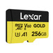 Lexar Professional GOLD 256 GB microSDXC 280 mb/s vorne