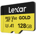 Lexar Professional GOLD 128GB MicroSDXC 280mb/s front