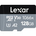 Lexar Professional 1066x SILVER 128 GB microSDXC 160 mb/s vorne