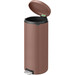 Brabantia NewIcon Pedal Trash Can 30L Satin Taupe inside