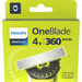 Philips OneBlade 360 Blade QP440/50 - 4er-Pack verpackung