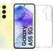 Samsung Galaxy A55 256GB Gelb 5G + BlueBuilt Backcover Transparent Main Image