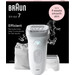 Braun Silk·épil 7-041 Weiß/Silber zubehör