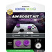 KontrolFreek Frenzy AimBoost Thumb Sticks + Precision Rings Purple/Black Xbox packaging