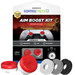 KontrolFreek Inferno AimBoost Thumb Sticks + Precision Rings Red/White PS5/PS4 Main Image