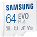 Samsung EVO Plus (2024) microSD 64GB + SD Adapter right side