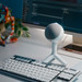 Logitech G Yeti Orb Condenser RGB Microphone White product in use