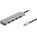 BlueBuilt USB-A/C 3.0 Hub mit 4 Ports rechte seite