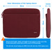 BlueBuilt Laptop Sleeve Width 36cm 15 - 16 inches M Red visual Coolblue 1