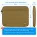 BlueBuilt Laptop Sleeve Width 32cm 14 inches Green visual Coolblue 1