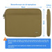 BlueBuilt Laptop Sleeve Width 37cm 15 - 16 inches S Green visual Coolblue 1