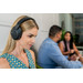 Poly Voyager Surround 80 UC Office-Headset produkt in gebrauch