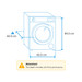 Beko B3DFT510442W - 10kg/6kg visual Coolblue 1