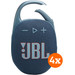 JBL Clip 5 Blau 4er-Pack Main Image