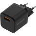 BlueBuilt Quick-Charge-Ladegerät mit USB-A-Anschluss 18 W Schwarz Main Image