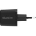 BlueBuilt Power Delivery Charger 30W + USB-C Cable 1.5m Nylon Black right side