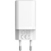 Universalladegerät BlueBuilt Power Delivery 65 W + USB-C-Ladekabel (2 m) Weiß vorne