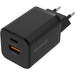 BlueBuilt Power-Delivery- und Quick-Charge-Ladegerät mit 2 USB-Anschlüssen 38 W Schwarz Main Image