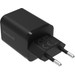 BlueBuilt Power Delivery and Quick Charge Charger with 2 USB Ports 38W Black front