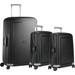 Samsonite S'Cure Spinner 55 + 55 + 75 cm Black Kofferset Main Image