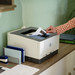 HP Color LaserJet 3202dw product in use