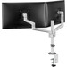 Neomounts NEXT Lite DS60-425WH2 Monitor Arm for 17 to 27-inch Screens - White back