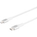 Apple USB-C Charger 20W + Lightning Cable 1.5m Nylon White right side