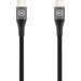 BlueBuilt USB-C-auf-USB-C-Kabel 3 m Nylon Schwarz Main Image