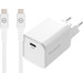 BlueBuilt Power Delivery Universal Charger 65W + USB-C Charging Cable (2m) White Main Image