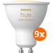 Philips Hue White Ambiance GU10 9er-Pack Main Image