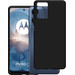 Just in Case Soft Design Moto G04/G04S/G24/G24 Power Backcover Schwarz visueller lieferant