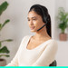 Logitech Zone 300 kabelloses Office-Headset Schwarz produkt in gebrauch