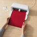 Cricut Joy Xtra Smart Vinyl Permanent 24x91cm Rot produkt in gebrauch