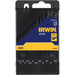 Irwin 13-part HSS Metal Drill Bit Set packaging