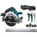 Makita DHS660ZJ + 3.0Ah Battery and Charger + Guide Rails Main Image