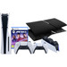 PlayStation 5 Slim Disc Edition + F1 24 + Covers Black + Extra Controller+ Charging Dock Main Image