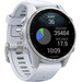 Garmin Fenix 8 Silber/Weiß 43 mm linke seite